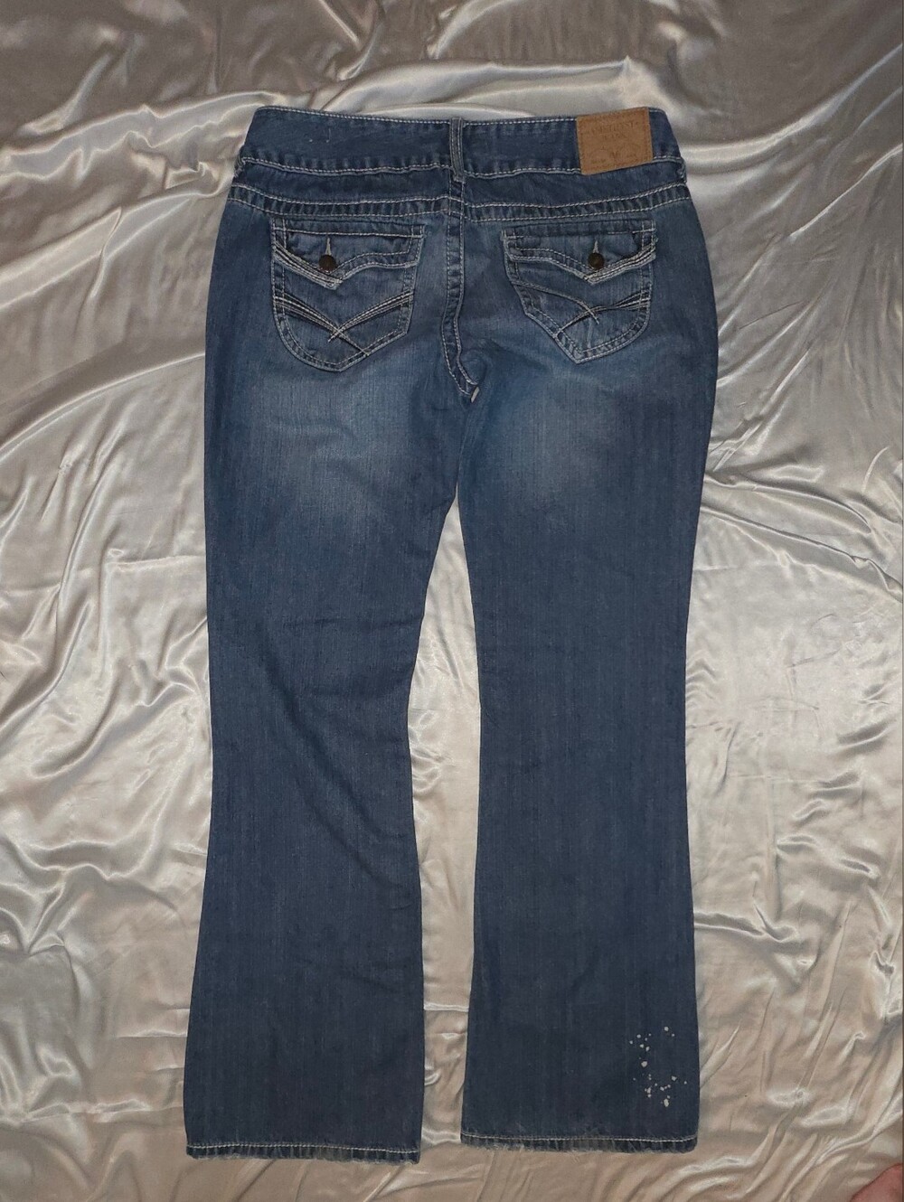 Amethyst Jeans Women's Dark Blue Flare Jeans